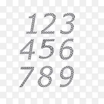 倾斜钻石阿拉伯数字-空若网 倾斜钻石阿拉伯数字-空若网