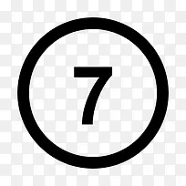 数字7图标-空若网 数字7图标-空若网