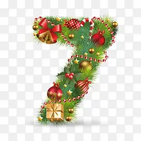 数字字母 装饰 7-空若网 数字字母 装饰 7-空若网