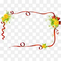 鲜花边框-空若网 鲜花边框-空若网