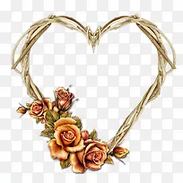 爱心边框免扣素材-空若网 爱心边框免扣素材-空若网