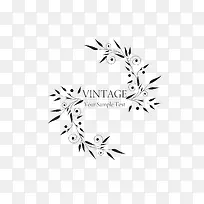 树叶边框矢量素材-空若网 树叶边框矢量素材-空若网