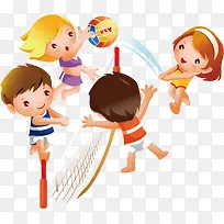 打排球png矢量素材-空若网 打排球png矢量素材-空若网