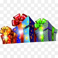 手绘彩色纹理礼盒-空若网 手绘彩色纹理礼盒-空若网