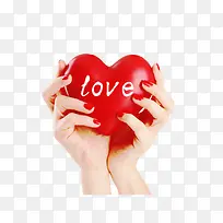 手捧爱心装饰-空若网 手捧爱心装饰-空若网