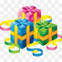 手绘彩色礼盒彩页-空若网 手绘彩色礼盒彩页-空若网