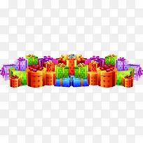 手绘彩色促销礼盒-空若网 手绘彩色促销礼盒-空若网