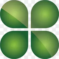 四叶草png矢量素材-空若网 四叶草png矢量素材-空若网