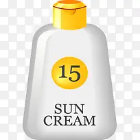 卡通可爱夏日防晒霜-空若网 卡通可爱夏日防晒霜-空若网