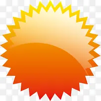 橙黄色圣诞促销标签-空若网 橙黄色圣诞促销标签-空若网