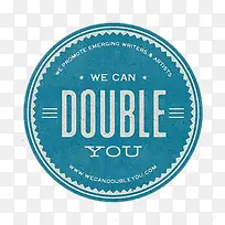 蓝色圆形标志-空若网 蓝色圆形标志-空若网