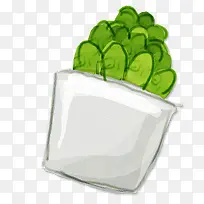 手绘花盆-空若网 手绘花盆-空若网