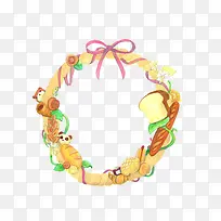 手绘花环-空若网 手绘花环-空若网