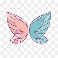 矢量蝴蝶翅膀素材-空若网 矢量蝴蝶翅膀素材-空若网