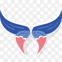 蓝色蝴蝶翅膀-空若网 蓝色蝴蝶翅膀-空若网