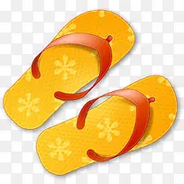 可爱人字拖卡通-空若网 可爱人字拖卡通-空若网