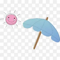 太阳伞png矢量元素-空若网 太阳伞png矢量元素-空若网