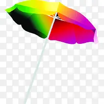 春天彩色遮阳伞手绘-空若网 春天彩色遮阳伞手绘-空若网