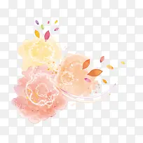 水彩三朵花-空若网 水彩三朵花-空若网