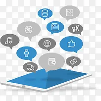 扁平化电脑图标元素-空若网 扁平化电脑图标元素-空若网