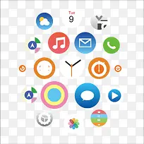 扁平化图标-空若网 扁平化图标-空若网