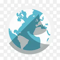 扁平化地球仪-空若网 扁平化地球仪-空若网