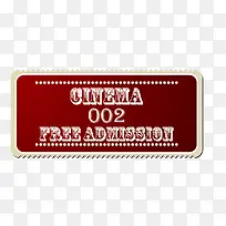 矢量红色铭牌标签素材-空若网 矢量红色铭牌标签素材-空若网