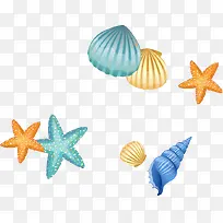 手绘贝壳-空若网 手绘贝壳-空若网