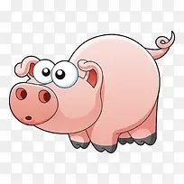 手绘卡通猪图案-空若网 手绘卡通猪图案-空若网