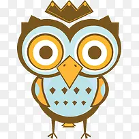 矢量可爱猫头鹰素材-空若网 矢量可爱猫头鹰素材-空若网