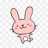 卡通手绘兔子免抠素材-空若网 卡通手绘兔子免抠素材-空若网