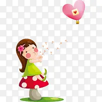 可爱卡通女孩-空若网 可爱卡通女孩-空若网