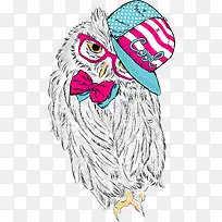 素描动物们创意矢量素材-空若网 素描动物们创意矢量素材-空若网