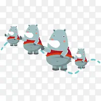 矢量犀牛素材-空若网 矢量犀牛素材-空若网