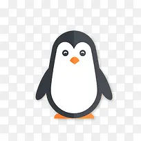 卡通矢量阴影企鹅免抠素材-空若网 卡通矢量阴影企鹅免抠素材-空若网