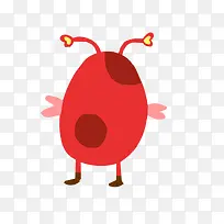 虫子动物卡通矢量素材-空若网 虫子动物卡通矢量素材-空若网