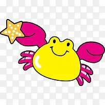 可爱卡通螃蟹-空若网 可爱卡通螃蟹-空若网