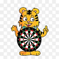 爱好掷飞镖的老虎-空若网 爱好掷飞镖的老虎-空若网