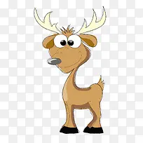 矢量卡通小鹿素材-空若网 矢量卡通小鹿素材-空若网