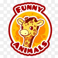 矢量小鹿头像素材-空若网 矢量小鹿头像素材-空若网