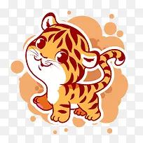 矢量小虎素材-空若网 矢量小虎素材-空若网