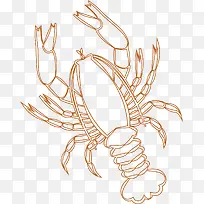 可爱卡通龙虾-空若网 可爱卡通龙虾-空若网