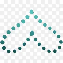 蓝色圆点倒立爱心-空若网 蓝色圆点倒立爱心-空若网