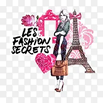 拿包购物女孩-空若网 拿包购物女孩-空若网