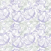 淡雅花纹背景矢量素材-空若网 淡雅花纹背景矢量素材-空若网