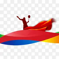 彩色背景人物-空若网 彩色背景人物-空若网