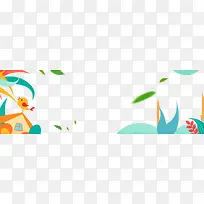 卡通春季背景素材-空若网 卡通春季背景素材-空若网