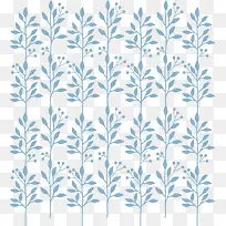 蓝色树枝矢量背景底纹素材-空若网 蓝色树枝矢量背景底纹素材-空若网