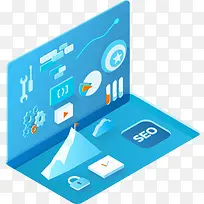2.5D矢量数据商务插画-空若网 2.5D矢量数据商务插画-空若网