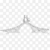 插画七夕情人节桥-空若网 插画七夕情人节桥-空若网